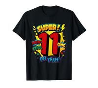 Super Comic Pop Art zum 11. Geburtstag Wow Cool OMG Oh ja Kinder T-Shirt