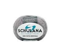 Super Kid Mohair Wolle zum Stricken und Häkeln I 49% Mohair, 38% Seide & 13% Glas I 25g/ca. 118m Taupe (Beige) I Kid-Seta Kristall Garn für Schals, Mützen, Loops, Babykleidung und Accessoires