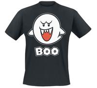Super Mario Boo T-Shirt schwarz in XXL
