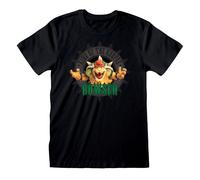 Super Mario Bros - Bowser Circle - T-Shirt - Schwarz / XL