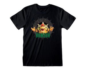 Super Mario Bros - Bowser Circle - T-Shirt - Schwarz / XL