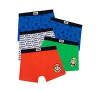 SUPER MARIO BROS Jungen Mario Briefs 5er Pack Unterwäsche für Kinder Mehrfarbig 122