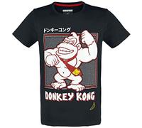 Super Mario Donkey Kong Männer T-Shirt schwarz L
