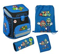 Super Mario EasyFit Schulranzen Set,5tlg 1 Stk.