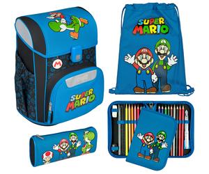 Super Mario EasyStart Schulranzen Set,5tlg 1 Stk.