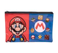 Super Mario - Essential Federmäppchen, Blau/Rot, Einheitsgröße