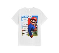 Super Mario - It's A Me Mario White - T-Shirt - Weiß - S - 100% Baumwolle,Jersey Weiß S