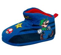Super Mario Kinder Hausschuhe, Jungen und Mädchen, Nintendo-Gamer-Hausschuhe, Hausschuhe zum Anziehen, Fleece-Schuhe