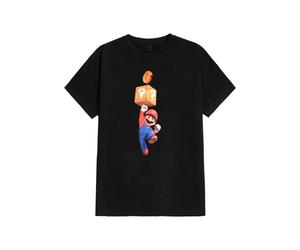 Super Mario - Mario Coin - T-Shirt - Schwarz - M - 100% Baumwolle Schwarz M