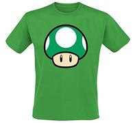 Super Mario Mushroom Männer T-Shirt grün S