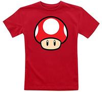 Super Mario Pilz Unisex T-Shirt rot 152