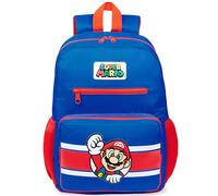 Super Mario Rucksack Kinder Lässig Kinderrucksack Jungen Mädchen für Kita Schule Vorschule Sport Schwimmen und Freizeit