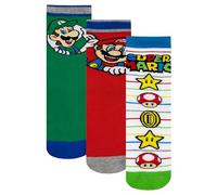 Super Mario Socken | Jungen Socken | Mario Kleidung | 37cm-40cm