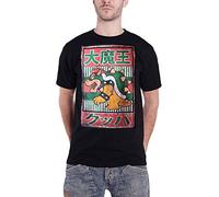 Super Mario T Shirt Bowser Kanji Logo Nue offiziell Herren Schwarz