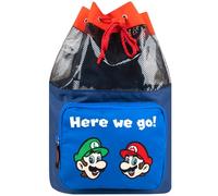 Super Mario Tasche | Mario Und Luigi Schwimmtasche Kinder | Strand Sporttasche Kinder | Badetasche Jungen | Blau Eine Größe