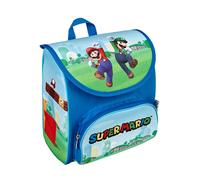 Super Mario Vorschulranzen "Super Mario" in Blau - (B)23 x (H)21 x (T)13 cm - 31% | Buero Schulbedarf