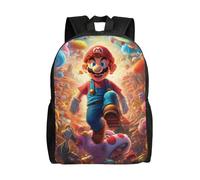 Super Mario World Unisex-Rucksack, Laptop, Schultasche, College-Studententasche, leicht, einfacher Tagesrucksack