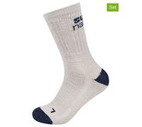 super.natural 2er-Set: Funktionssocken "Cosy" in Weiß - Größe 36-39 | Damen Outdoor Ausruestung