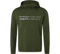 Super.Natural Alpine Active Herren Hoodies gruen Größe S Trekking Hautfreundlich Merinowolle