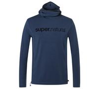 super.natural - Alpine Hooded II - Hoodie, Gr. S, blau (BlueIris)