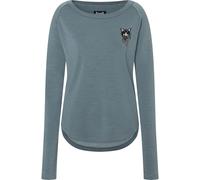 Super.Natural Bandito Cat Crew Damen Pullover grau Größe XL Trekking Elastisch Merinowolle