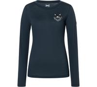 Super.Natural Bandito Cat Damen Longsleeves Merino blau Größe S Trekking Hautfreundlich Merinowolle