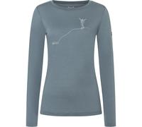 Super.Natural Bergglück Damen Longsleeves Merino blau Größe XL Trekking Hautfreundlich Merinowolle