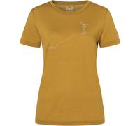 Super.Natural Bergglück Damen T-Shirts braun Größe S Trekking Hautfreundlich Merinowolle