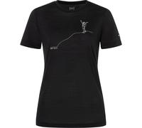 Super.Natural Bergglück Damen T-Shirts schwarz Größe S Trekking Hautfreundlich Merinowolle