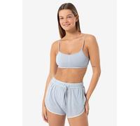 super.natural Bustier "Cosy" in Hellblau - Größe L | Damen Bhs