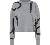 Super.Natural W Capital Logo Krissini cashmere grey melange/jet black (74F) L