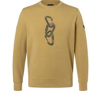 Super.Natural Carabineri Crew Herren Pullover braun Größe L Hautfreundlich Merinowolle