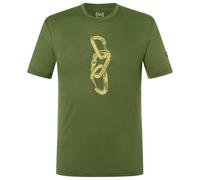super.natural - Carabineri Tee - Merinoshirt, Gr. S 46 - S, oliv (Chive/DriedTobacco)