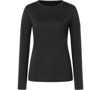 Super.Natural Damen Casual Rib Bio J Longsleeve (Größe XL, schwarz)