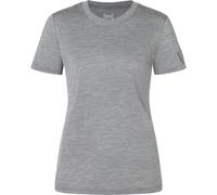Super.Natural Damen Casual Rib Bio J T-Shirt (Größe L, grau)