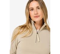 Super.Natural Colorado Zip Turtleneck Damen Pullover beige Größe XL Lifestyle Elastisch Merinowolle