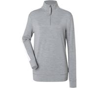 Super.Natural Colorado Zip Turtleneck Damen Pullover grau Größe L Lifestyle Elastisch Merinowolle
