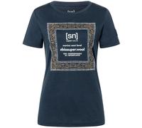Super.Natural Damen Bandana Bio J T-Shirt (Größe L, blau)