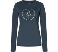 Super.Natural Damen Bubble Tree Longsleeve (Größe XL, blau)