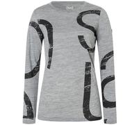 Super.Natural Damen Capital Logo Longsleeve (Größe XS, grau)