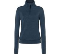 Super.Natural W Colorado Zip Turtleneck blueberry/fresh white (W21) XS