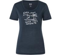 Super.Natural Damen Cote D'azur T-Shirt (Größe M, blau)