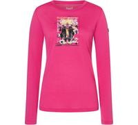 Super.Natural Damen Crazy Mouse Longsleeve (Größe M, pink)