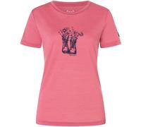 Super.Natural Damen Flower Boots T-Shirt (Größe L, pink)
