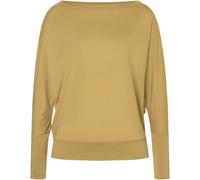 super.natural - Women's Kula Top - Merinopullover, Gr. S, beige (Sahara)