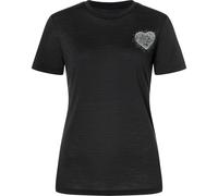 Super.Natural W Little Heartwood Tee jet black/feather grey (Y87) XS