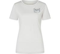 Super.Natural Damen Logo Lines Bio J T-Shirt (Größe M, weiss)