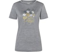 Super.Natural Damen Orchid Bio J T-Shirt (Größe XL, grau)