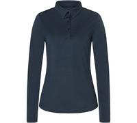 Super.Natural Damen Polo Bio J Longsleeve (Größe L, blau)
