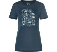Super.Natural Damen Rock Flowers T-Shirt (Größe M, blau)